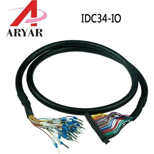 Serv IDC34 IO cable Extension Cable 34Pin Adapter Cable IDC34 converter terminal with numbered cable IO signal cable 34P 2.54mm
