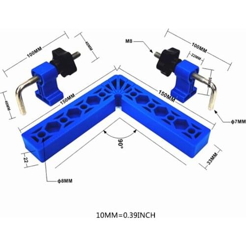 90 Degree Positioning Squares, Metal Corner Clamping Square, Carpenter Tool for Picture Frames, Boxes, Cabinets
