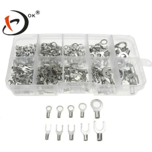 320PC Automotive Repair Spade Splice Crimp Wire Terminals Kit for Balance car Lawn mower Electric car Mountain bike Snowmobile