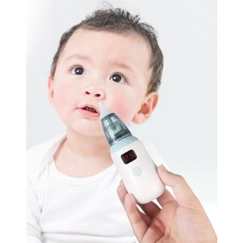 Newborn Baby Nasal Aspirator Electric Nose Cleaner Safe Snot Sucker Device Snot Booger Cleaning Accessories Nasal Suction Device
