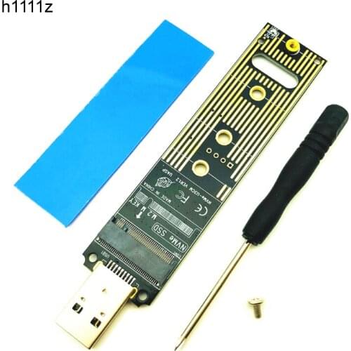 NVME USB Adapter M.2 NVMe to USB 3.1 SSD Adapter 10Gb USB3.1 Gen 2 for Samsung 970 960 For Intel M2 NVMe 2230 2242 2260 2280 SSD