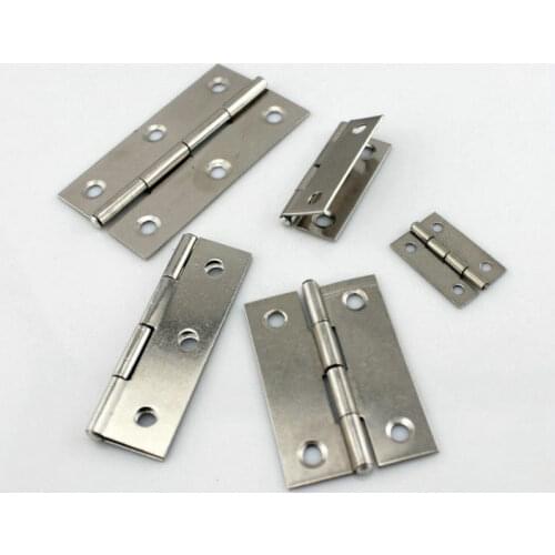 10Pairs/Lot Free Shipping Folding Door Hardware 35MM AISI304 Stainless Steel 304 Door Hinge
