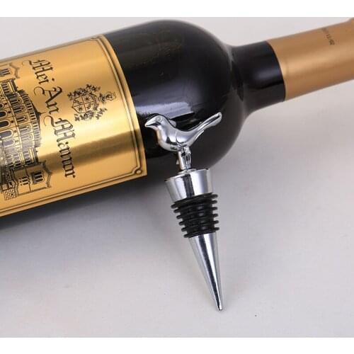 Love Birds Bottle Stopper Valentines Day Present Wedding Return Gifts for Guests Event Party Supplies