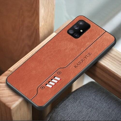 Luxury Leather Phone Case For Samsung Galaxy A51 A71 A02 A12 A42 5G A01 Core A11 Cover Case For Samsung M02 A02S M31S M21 M30S