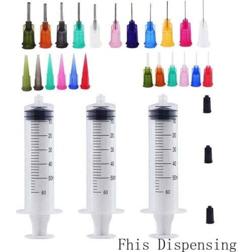 60cc Syringe SMT SMD PCB Solder Paste Adhesive Glue Liquid Dispenser EFD Loctite Pack of 1