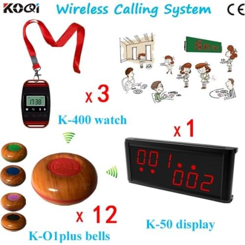Pager Service System K-236+K-400+K-O1plus-red Any Language Any LOGO Acceptable