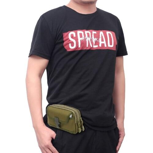 Mens Waist bag 6.5 Inch Mobile Phone Pockets Middle-Aged Old People Wear Belts Pockets Waterproof Travel Camping Waist Bags