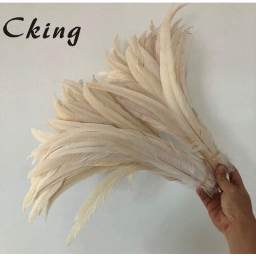 100Pcs/Lot Super Long Rooster chicken feathers 45-50cm 18-20inch coque tails feather plumas diy carnival wedding decorations