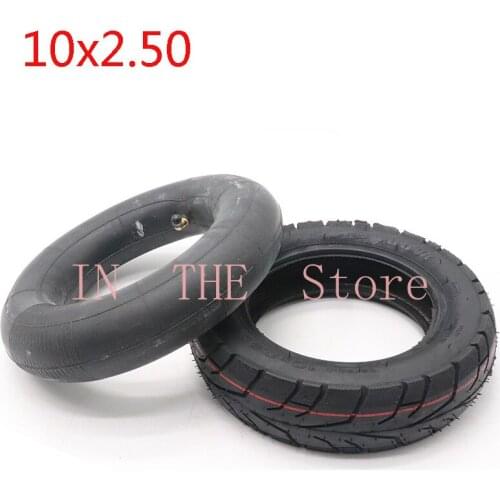 High Performance 10x2.50 Inner Outer Tire 10 Inch Thickening Tyre for Electric Scooter Balance Drive Bicycle Parts