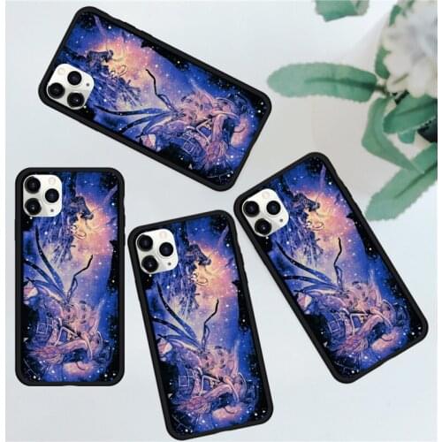 Jamular Japan Anime Letter Bee TPU Phone Cases for iPhone 12 Mini 11 Pro X XS XR Max 7 8 6 6s Plus SE 2020 Cartoons Back Cover