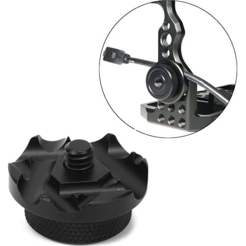 Aluminium Alloy Camera Cage Cable Clamp Protection Clip Fixator 6 Wire Slots with 1/4 inch Screw for SLR Camera Cage