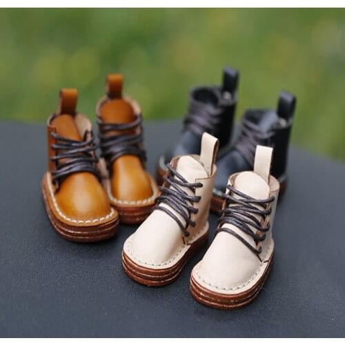 1/6BJD Lace-Up Leather Shoes Doll Accessories (Suitable For YOSD, 20cm EXO )
