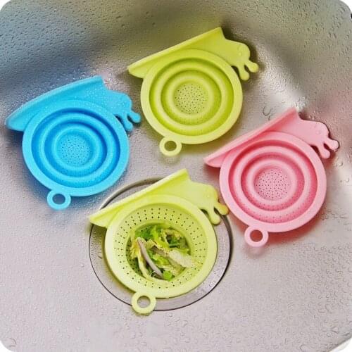 1pcs New snail shape hair Catcher Bath Stopper Strainer Shower Cover Kitchen Bathroom Basin Sink Strainer Filter Drain Strainer