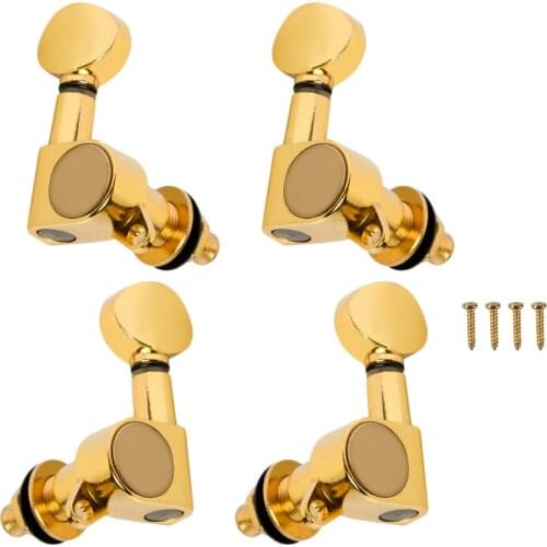 4x Closed 2R2L Tuning Pegs Machine Heads Tuners For Ukulele Replacement