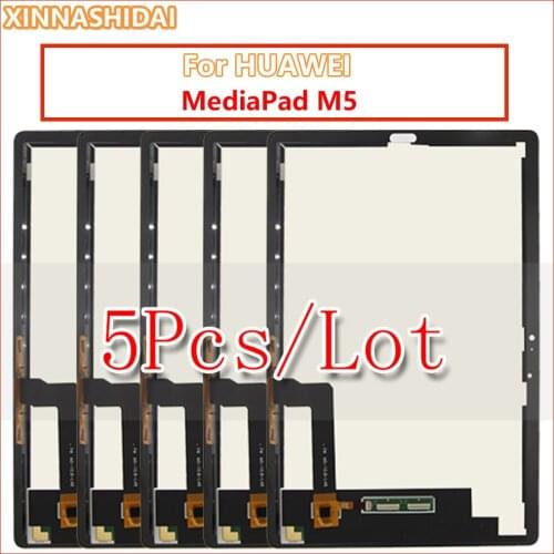 5 Pcs/lot 10.8" For Huawei MediaPad M5 10.8 CMR-AL09 CMR-W09 LCD Display Touch Screen Digitizer Assembly Replacement