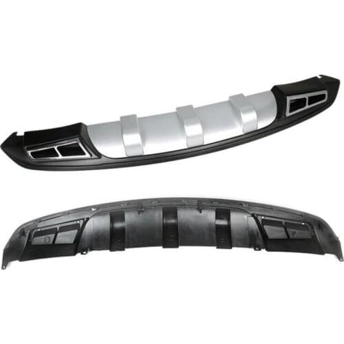 ABS Chrome Car Rear Bumper Lip, Auto Car Diffuser Fits For Hyundai Verna 2014 2015 2016