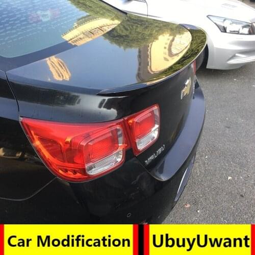 For Chevrolet Malibu 2013 2014 2015 2016 2017 2018 2019 ABS Plastic Primer Color Exterior Rear Spoiler Tail Trunk Boot Wing
