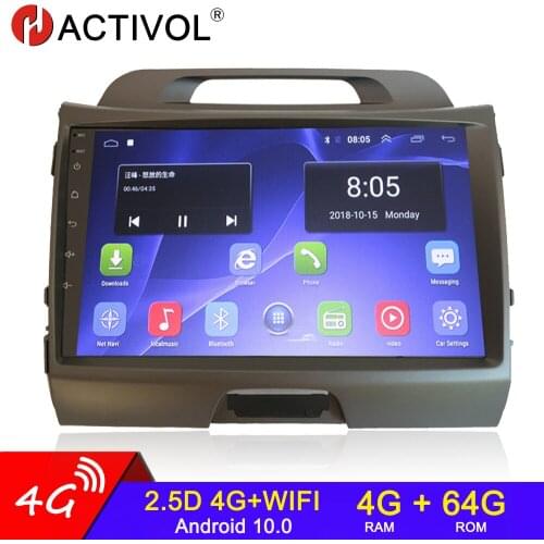 4G+64G 2 din Car Radio car stereo For KIA Sportage 3 SL 2010 2011 2012 2013 2014-2016 android Car radio bluetooth car multimidia