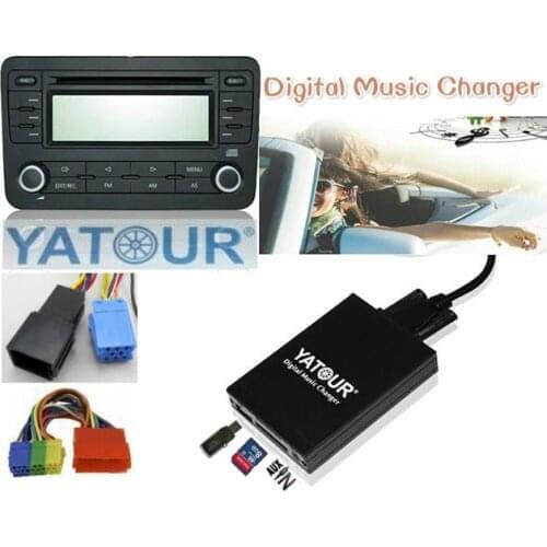 Yatour for Audi A2 A3 A4 A6 TT Chorus 1 Chorus 2 Concert 1 Concert 2 Car MP3 Player USB SD AUX Bluetooth Digital Music Changer