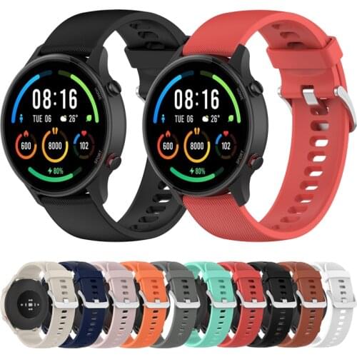 For Xiaomi Smart Mi Watch Color sports edition Official style Silicone Wristband Bracelet 22mm For Xiaomi MI Watch Color Strap