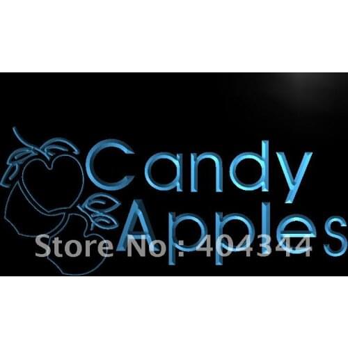 LB076- Candy Apples Display NEW Light Sign home decor crafts