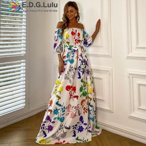 Летние платья-халаты E.D.G.Lulu China At AliExpress