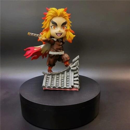 Anime Character Ghost Killing Blade Purgatory Xingshoulang Sh Yanzhu Q Version Model Boxed Hand-made Ornaments