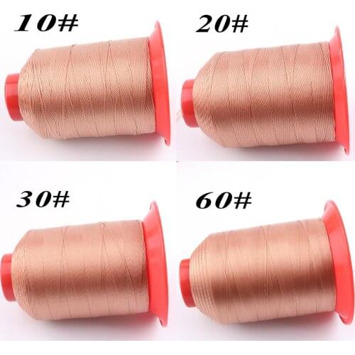 Brown Four Size High Tenacity Nylon Sewing Thread For Hand Sewn&Machines Patchwork Leather Hand Stitch Jewelry Accessories