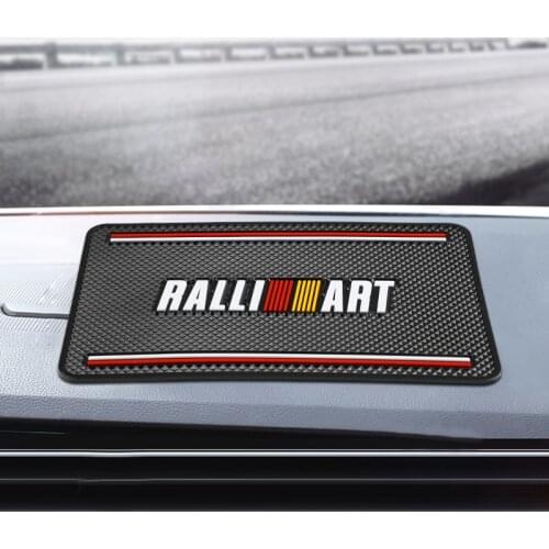 Car mat auto interior dashboard phone coin gel pads fixed gel double sided car non-slip mat For Ralliart