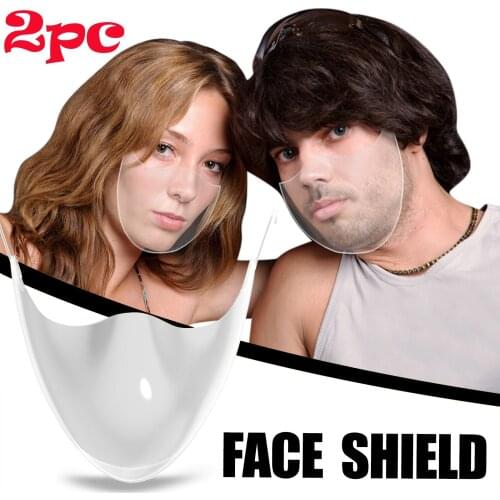 Reusable Transparent Face Mask Skin Care Adult Lightweight Thickened Anti-fog Face Shield Man Women mascarillas reutilizables