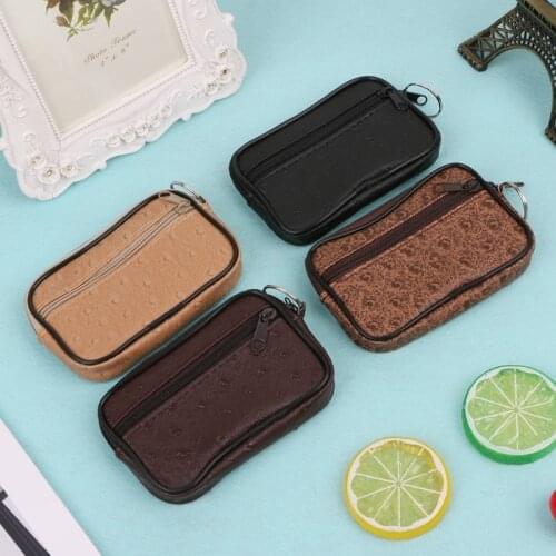 Soft Men Women Card Coin Key Holder Zip Change Pouch Wallet Pouch Bag Purse Gift