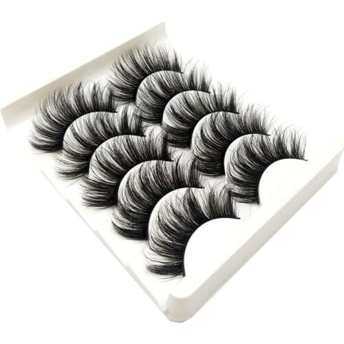 Eyelash Extension 3D Mink Lashes Natural False Eyelashes Soft Dramatic Volume Wispy Fake Eye Lashes Makeup Silk Eyelashes Tools