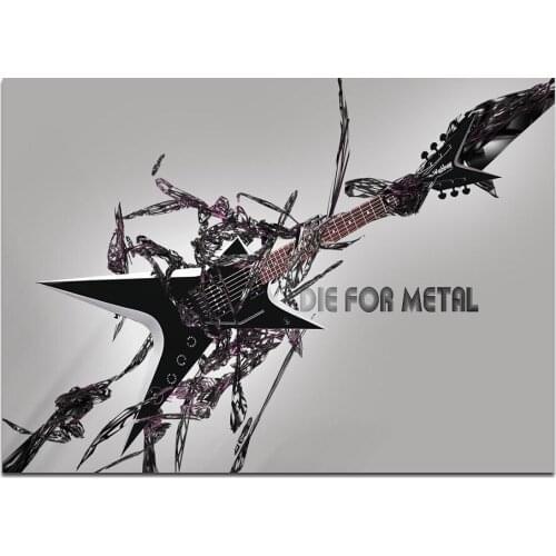 Canvas Poster Heavy-metal Wall Art Painting Posters and Prints Nordic Wall Pictures for Home Decor No Framed