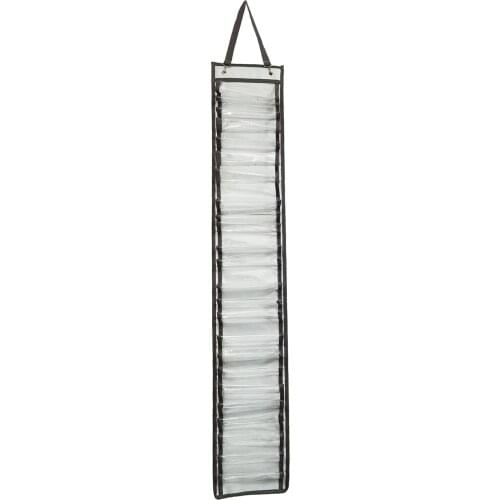 Wall ing Accessory Storage with 24 Slots, Art & Craft Organizer, Transparent
