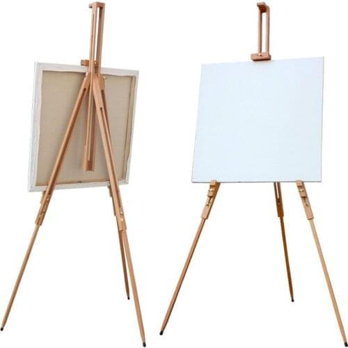 Adjustable Artist Easel Stand Solid Beech Wood Portable Collapsible Telescopic Tripod Easel Painting Drawing Canvas Sketchbook