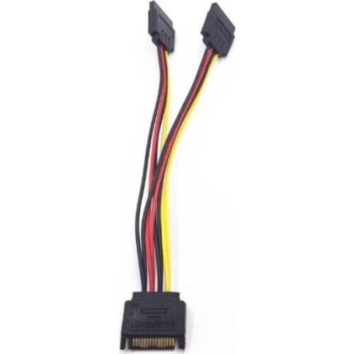 Revolution double female power cord 15P revolution 2 15P female one point two power transfer wiring 1 point 2 Data cable