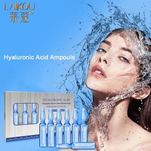LAIKOU Hyaluronic Acid Ampoule Face Serum Moisturizing Essence Ance Repairing Skin Nourishing Shrink Pores Face Serum Skin Care
