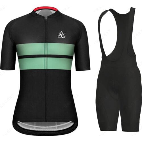 Women Cycling Jersey 2021 Raudax Cycling Vest Set Summer Breathable Sportwear MTB Bike Jackets Female Ropa Ciclismo Mujer