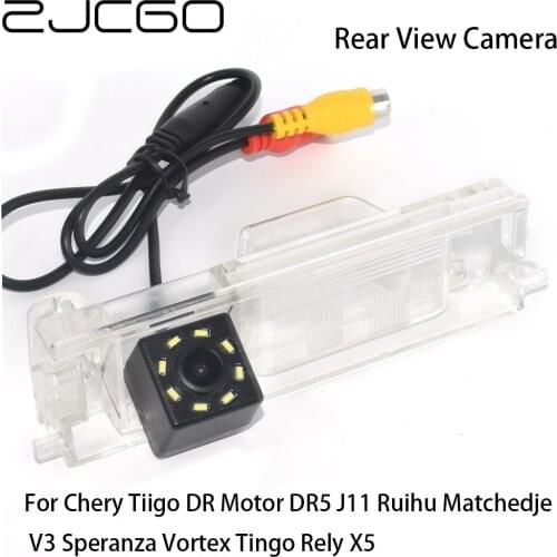 ZJCGO CCD Car Rear View Reverse Back Up Camera for Chery Tiigo DR Motor DR5 J11 Ruihu Matchedje V3 Speranza Vortex Tingo Rely X5