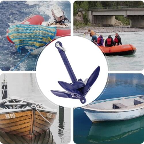 0.7KG Boat Folding Grapnel Anchor 316 Stainless Steel Anchor For Marine Yacht Canoe Kayak Sailboat Fishing Jet Ski Etc 6.9 Inch