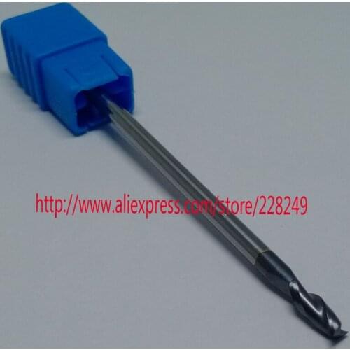 1pc D4*D4*20*75 HRC45 2 Flutes Flat Square Tungsten Solide Carbide End Mills For CNC milling cutter