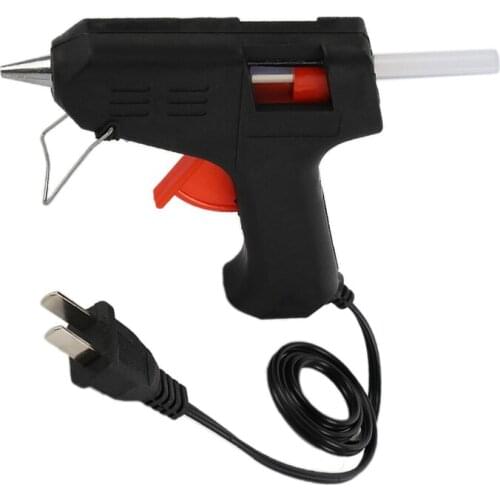 20W High Temp Heater Mini Electric Hot Melt Glue Guns For 7mm Adhesive Stick EU Plug Glue Gun DIY Repair Tool Mini Gun Thermo