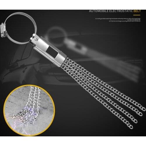 Car Anti-static Alloy Strip Grounding Chain Eliminate Static Electricity Parts Q39F