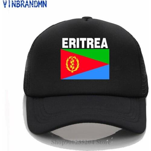 Latest popularity Eritrea Eritrean ERI ER Baseball caps men women hip hop summer hat tracksuit nation flag printing Leisure hats