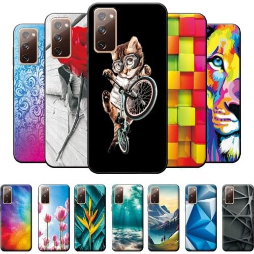 Case For Samsung S20 FE Case Samsung Galaxy S20 FE Protective Case Samsung S20 FE Soft Silicone Fashion TPU Bumper Bag on S20FE