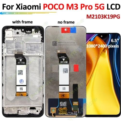Original IPS Display For Xiaomi Poco M3 Pro 5G LCD M2103K19PG Display Touch Screen Panel Digitizer For Xiaomi Poco M3Pro LCD