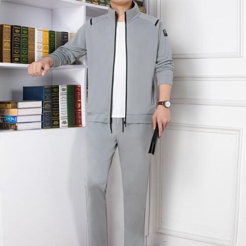 Mens Jackets Tracksuit Men 2 Piece Set Men 2021 Spring Jacket Sportswear Sweatshirt Plus Size Jogging Sweatpants Tracksuit Men