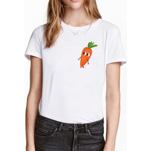 Dugujunyi 2019Fruit Printed T Shirt Women Man Summer White Funny Tshirt Short Sleeve Couple Tees Tops Fashion Streetwear Female