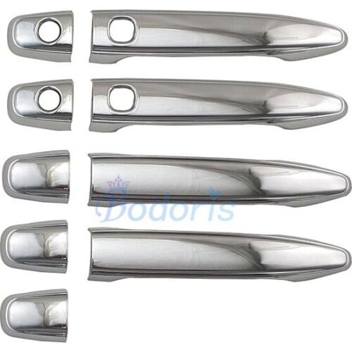Door Handle Cover Grab Holder Panels Moulding Ring Chrome For Lexus XU30 RX330 RX350 2003-2008 Auto Accessories