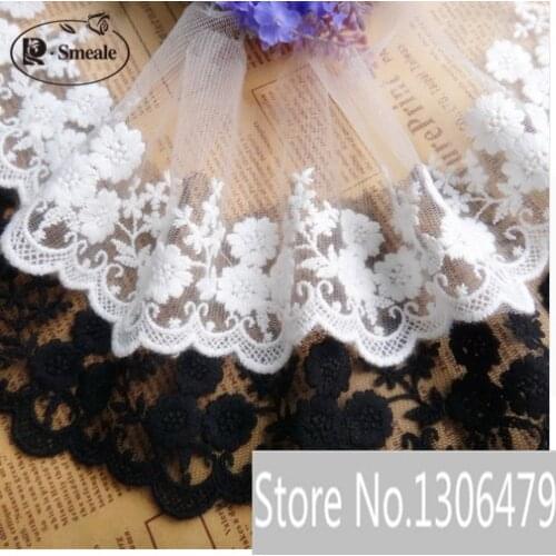 Cotton Lace Trim 3 Colors Can Choose 8.5cm Wide, DIY Handmade Accessories Lace Fabric 5 Yards /lot RS148